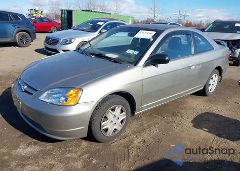 2003 Honda Civic Lx из США, поврежденный, VIN 1HGEM22593L011761